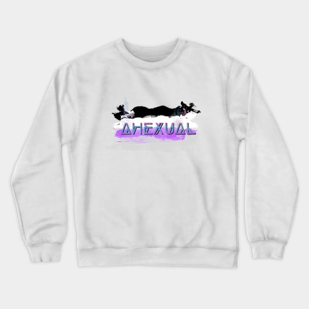 Witchy Puns - Ahexual Crewneck Sweatshirt by Knight and Moon